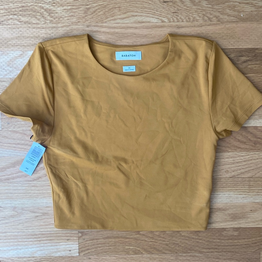 Babaton Contour Cropped T-Shirt - Size Medium